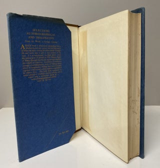 SELECTIONS AUTOBIOGRAPHICAL AND IMAGINATIVE. From the WORKS OF GEORGE GISSING. with the biographical and critical notes by his son. With an introduction by VIRGINIA WOOLF.