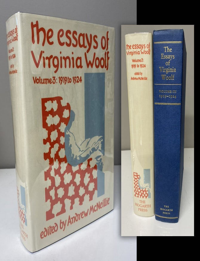 Item #33940 THE ESSAYS OF VIRGINIA WOOLF. VOLUME THREE 1919-1924 Review copy. Andrew McNeillie,...