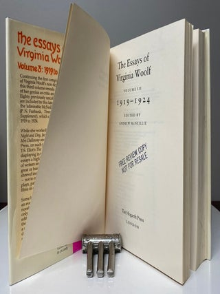 THE ESSAYS OF VIRGINIA WOOLF. VOLUME THREE 1919-1924 Review copy