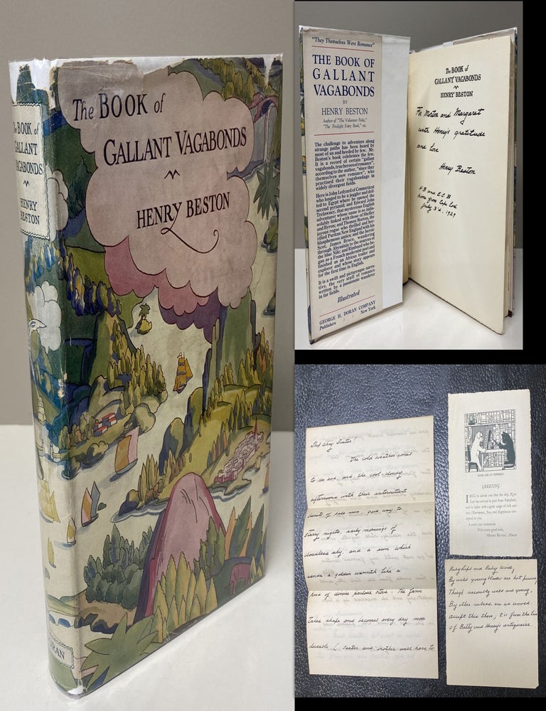 Item #34024 THE BOOK OF GALLANT VAGABONDS Family copy. Inscribed to his sister Margaret Beston...