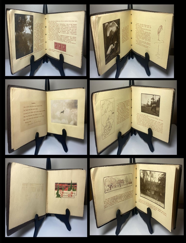 Item #34032 Volume I: A CAMPING TRIP WITHOUT A CAR 1927 Inscribed and signed by Frances G....