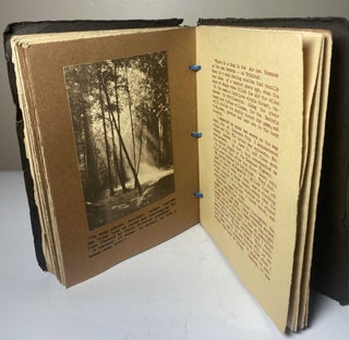 Volume I: A CAMPING TRIP WITHOUT A CAR 1927 Inscribed and signed by Frances G. Lauderback to her friend Marion Bettison Volume II: A SECOND CAMPING TRIP WITHOUT A CAR 1928 Original 1/1 Artist Books.