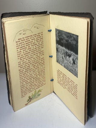 Volume I: A CAMPING TRIP WITHOUT A CAR 1927 Inscribed and signed by Frances G. Lauderback to her friend Marion Bettison Volume II: A SECOND CAMPING TRIP WITHOUT A CAR 1928 Original 1/1 Artist Books.