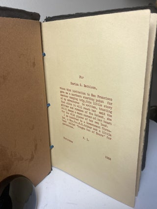 Volume I: A CAMPING TRIP WITHOUT A CAR 1927 Inscribed and signed by Frances G. Lauderback to her friend Marion Bettison Volume II: A SECOND CAMPING TRIP WITHOUT A CAR 1928 Original 1/1 Artist Books.