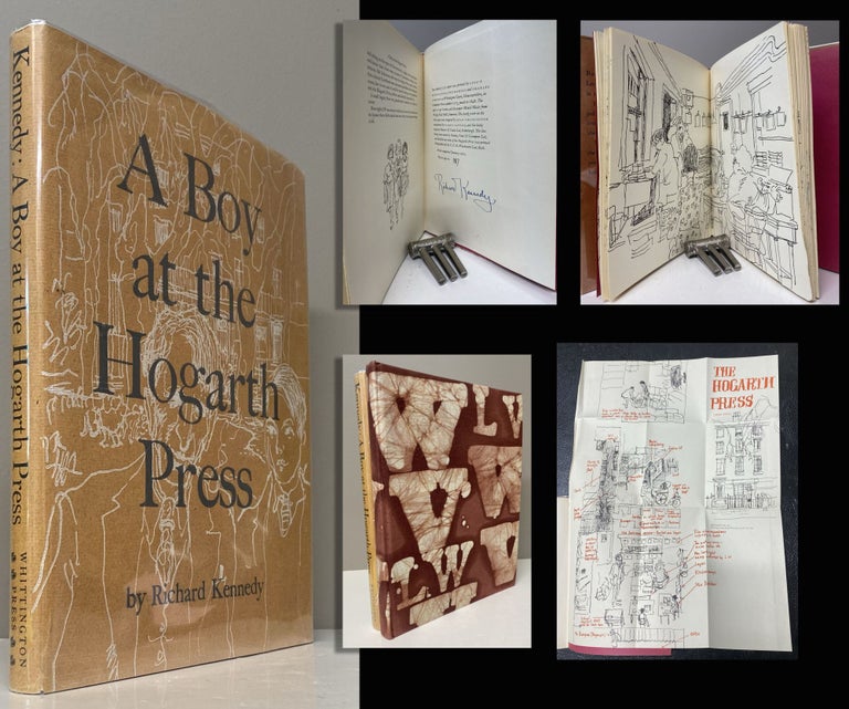 Item #34034 A BOY AT THE HOGARTH PRESS. Signed by Kennedy Limited Edition. No. 187 of 520 copies....
