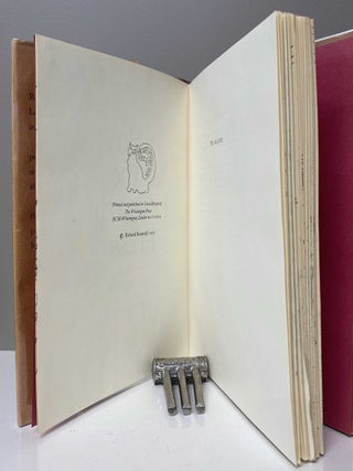 A BOY AT THE HOGARTH PRESS. Signed by Kennedy Limited Edition. No. 187 of 520 copies