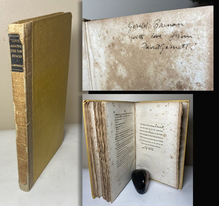 Item #34055 LOVE AMONG THE HAYSTACKS - Inscribed by Garnett to his friend Gerald Brenan and...