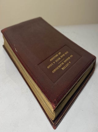 A LETTER TO MADAN BLANCHARD and THE MAN WITH A LOAD OF MISCHIEF