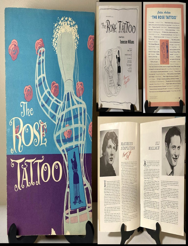 Item #34065 ROSE TATTOO - 1951 Original Theatre Program Maureen Stapleton / Sal Mineo Signed...