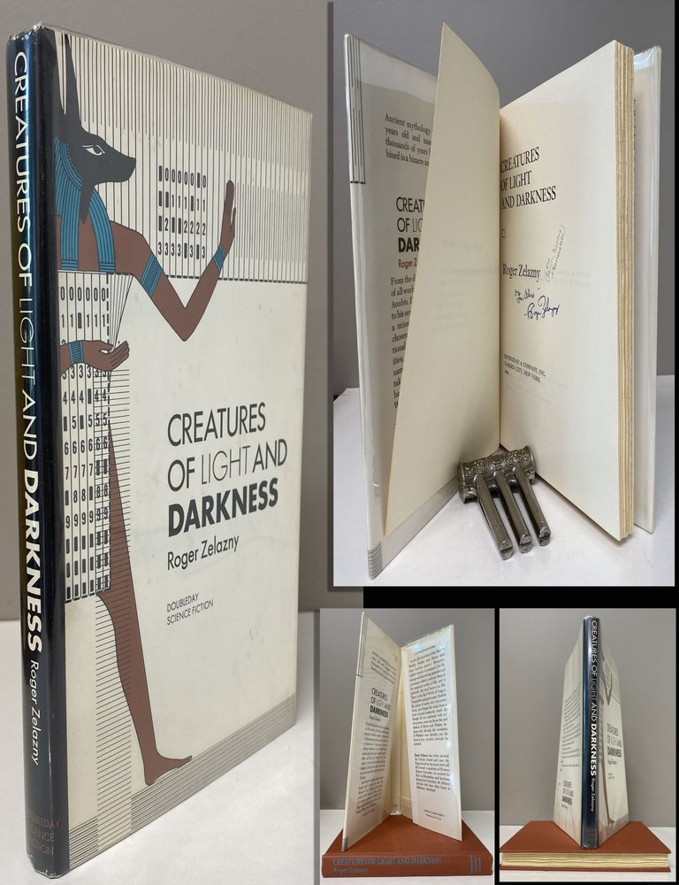 Item #34076 CREATURES OF LIGHT AND DARKNESS. Inscribed by Zelazny. Roger Zelazny