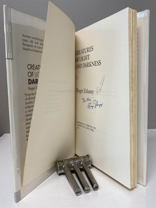 CREATURES OF LIGHT AND DARKNESS. Inscribed by Zelazny