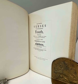 EARLY AMERICAN CHILDREN'S BOOKS With Bibliographical Descriptions of the Books in his Private Collection. Foreword by A. Edward Newton. Signed by Rosenbach. Limited Edition No. 124