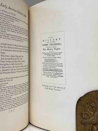 EARLY AMERICAN CHILDREN'S BOOKS With Bibliographical Descriptions of the Books in his Private Collection. Foreword by A. Edward Newton. Signed by Rosenbach. Limited Edition No. 124