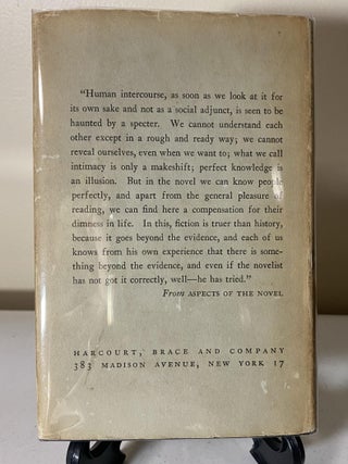 ASPECTS OF THE NOVEL Signed by Forster and previous owner's stamp Jesse George Murray writer.