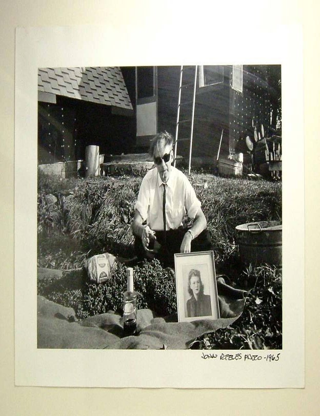 Item #34186 Original Photograph By John Reeves. Al Purdy, John Reeves