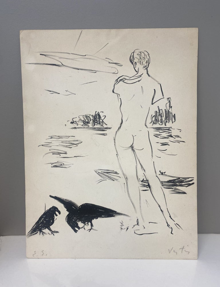 Item #34189 &ldquo;PARALL&Egrave;LEMENT 19&rdquo; Marcel Vert&egrave;s Original Signed. Marcel Vert&egrave;s