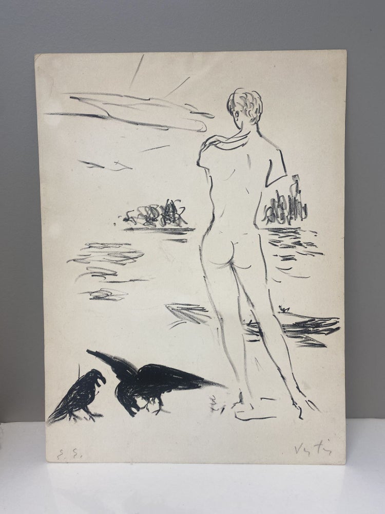 Item #34189 “PARALLÈLEMENT 19” Marcel Vertès Original Signed. Marcel Vertès