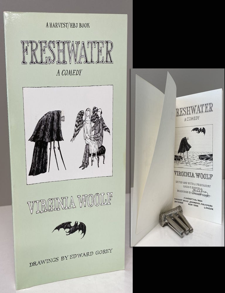 Item #34201 FRESHWATER: A COMEDY Signed by Gorey. Edited and, a, Lucio P. Ruotolo, Edited