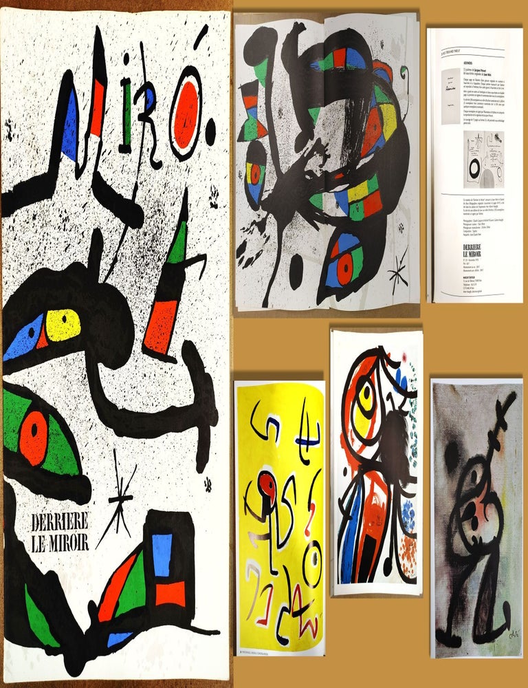 Item #34219 MIRO DERRIERE LE MIROIR - NO. 231 with two double-sided colour lithographs. Maeght,...