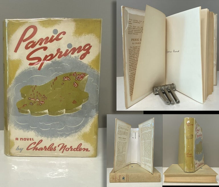 Item #34228 PANIC SPRING. Signed by Durrell. Lawrence Durrell, Charles Norden