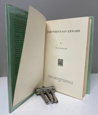 THE WHITE SAVANNAHS. Signed by Collin to his wife.