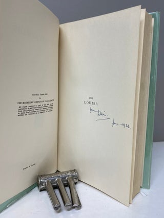 THE WHITE SAVANNAHS. Signed by Collin to his wife.