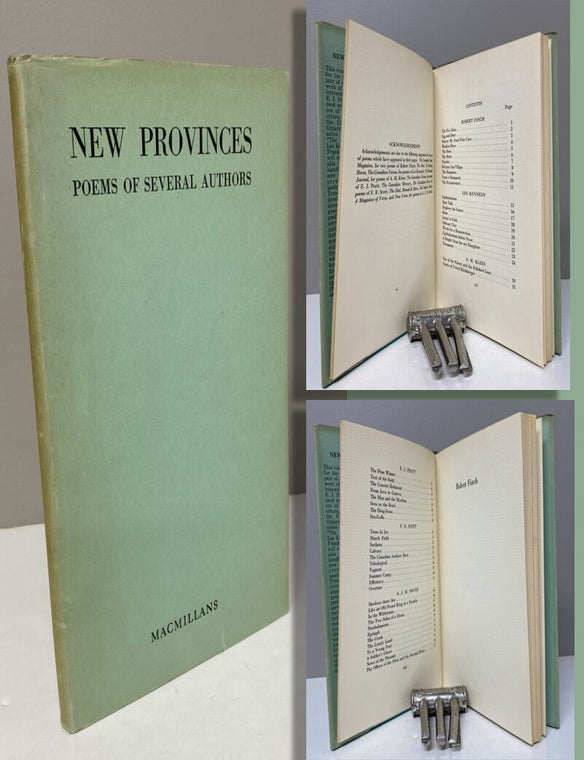 Item #34237 NEW PROVINCES. Poems of Several Authors. Leo Kennedy Robert Finch, F. R. Scott, E. J....