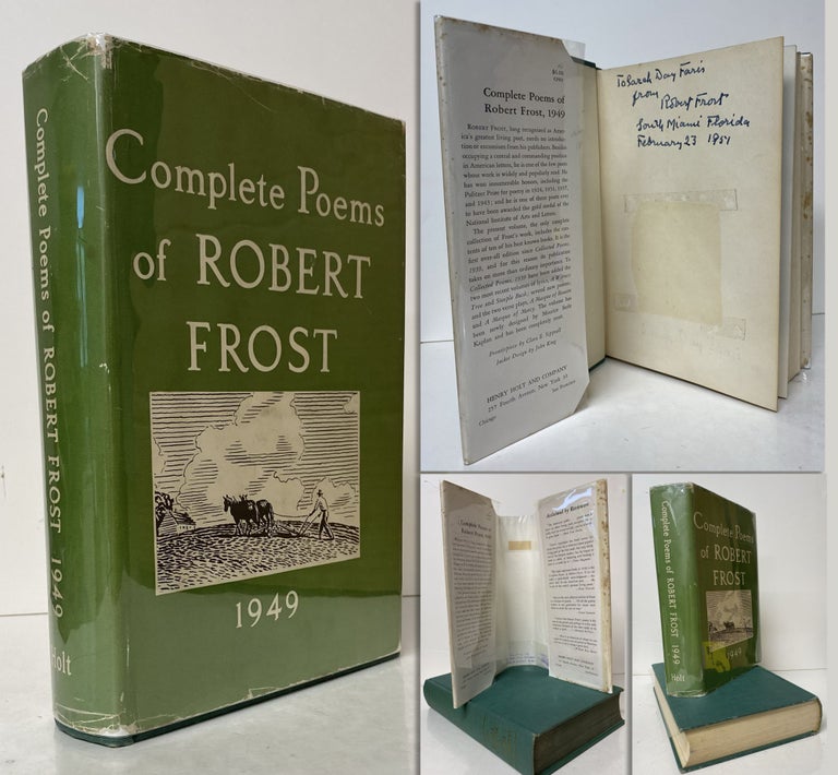 Item #34243 THE COMPLETE POEMS OF ROBERT FROST Inscribed by Frost. Robert Frost