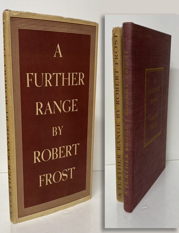 Item #34245 A FURTHER RANGE. Robert Frost