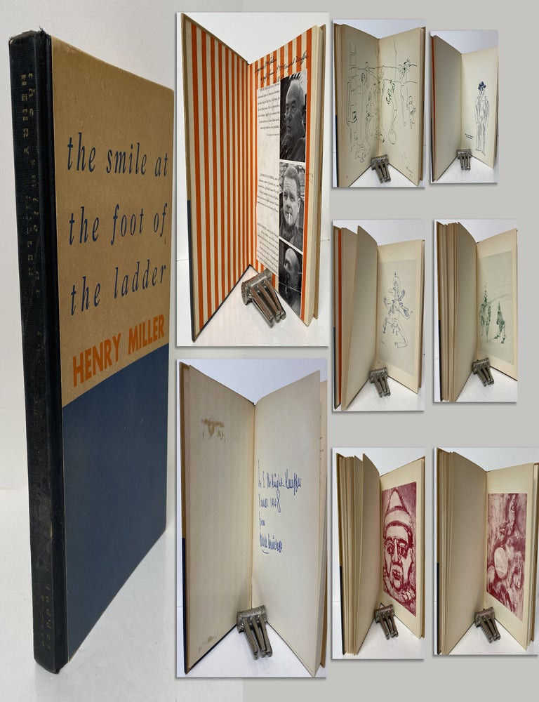 Item #34250 THE SMILE AT THE FOOT OF THE LADDER signed and inscribed by Merle Armitage and...