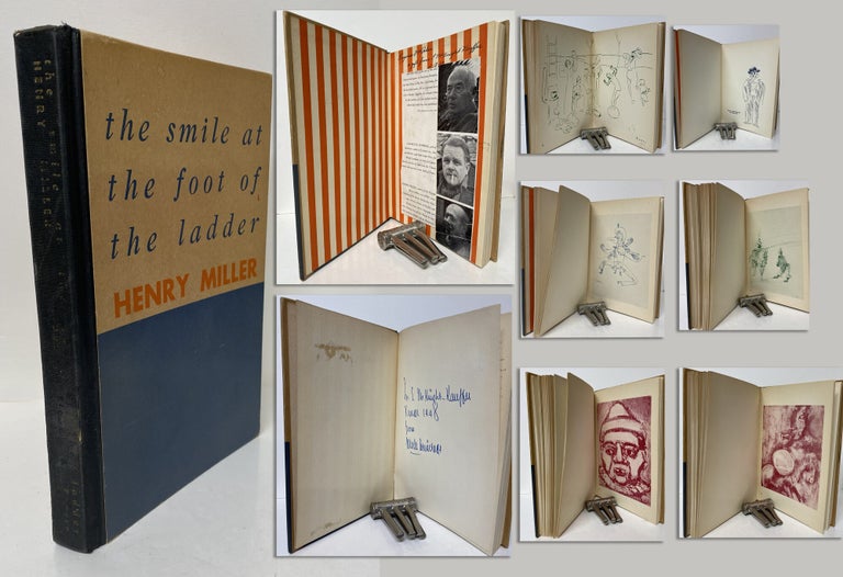 Item #34250 THE SMILE AT THE FOOT OF THE LADDER signed and inscribed by Merle Armitage and...