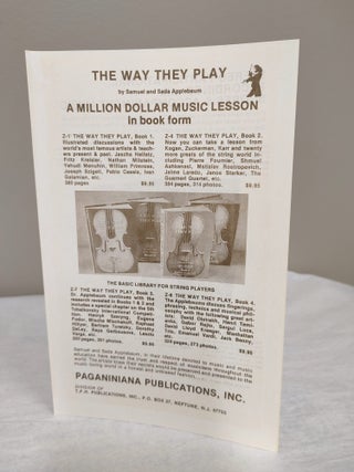 THE WAY THEY PLAY: Book 3