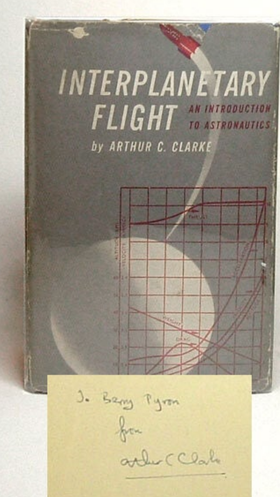 Item #34269 INTERPLANETARY FLIGHT. AN INTRODUCTION TO ASTRONAUTICS. Inscribed by Clarke. Arthur...