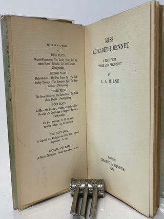 MISS ELIZABETH BENNET: A PLAY FROM &ldquo;PRIDE AND PREJUDICE&rdquo;