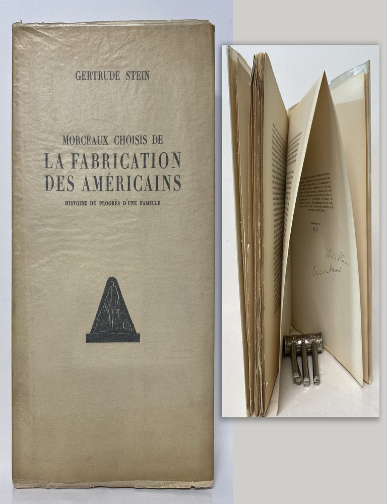 Item #34272 MORCEAUX CHOISIS DE LA FABRICATION DES AM&Eacute;RICAINS. Histoire du Progr&egrave;s d'une...
