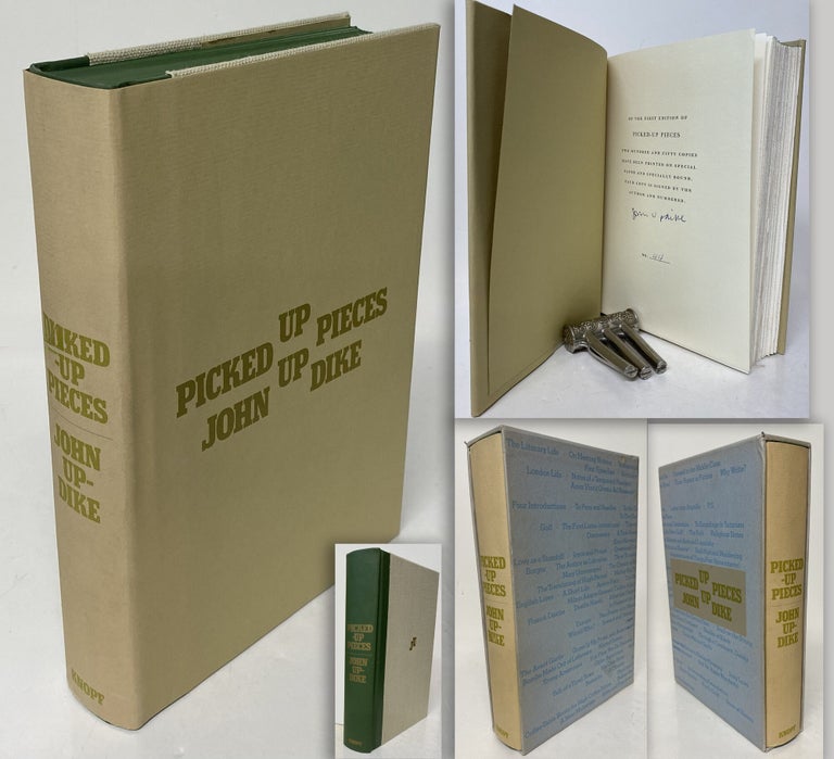 Item #34273 PICKED-UP PIECES. Limited Edition signed by Updike No. 44. John Updike