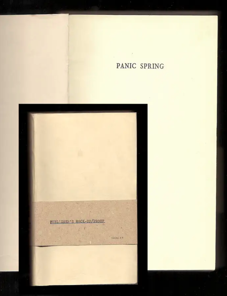 Item #34280 PANIC SPRING. Lawrence Durrell, Charles Norden