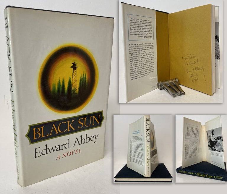 Item #34281 BLACK SUN. Inscribed by Abbey. Edward Abbey