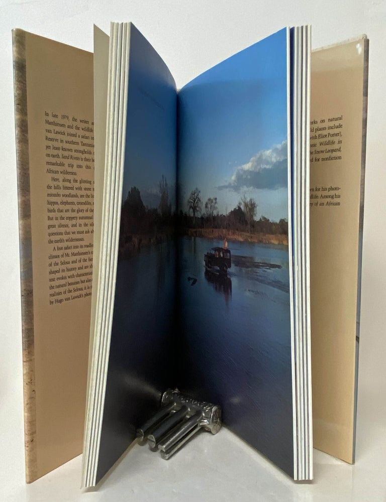 Item #34303 SAND RIVERS. Signed by Matthiessen. Peter Matthiessen, Hugo van Lawick