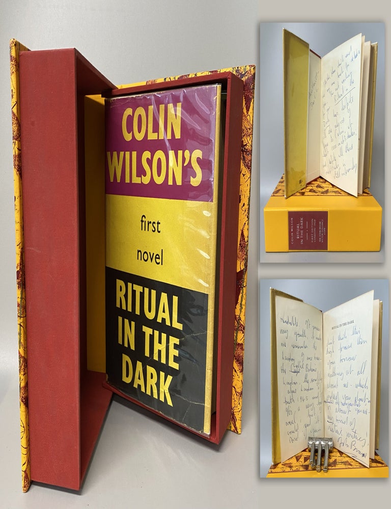 Item #34320 RITUAL IN THE DARK. Inscribed By John Braine. Colin Wilson
