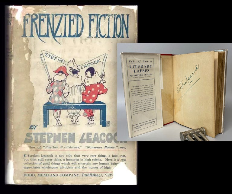 Item #34330 FRENZIED FICTION. Signed by Leacock. Stephen Leacock