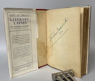 FRENZIED FICTION. Signed by Leacock