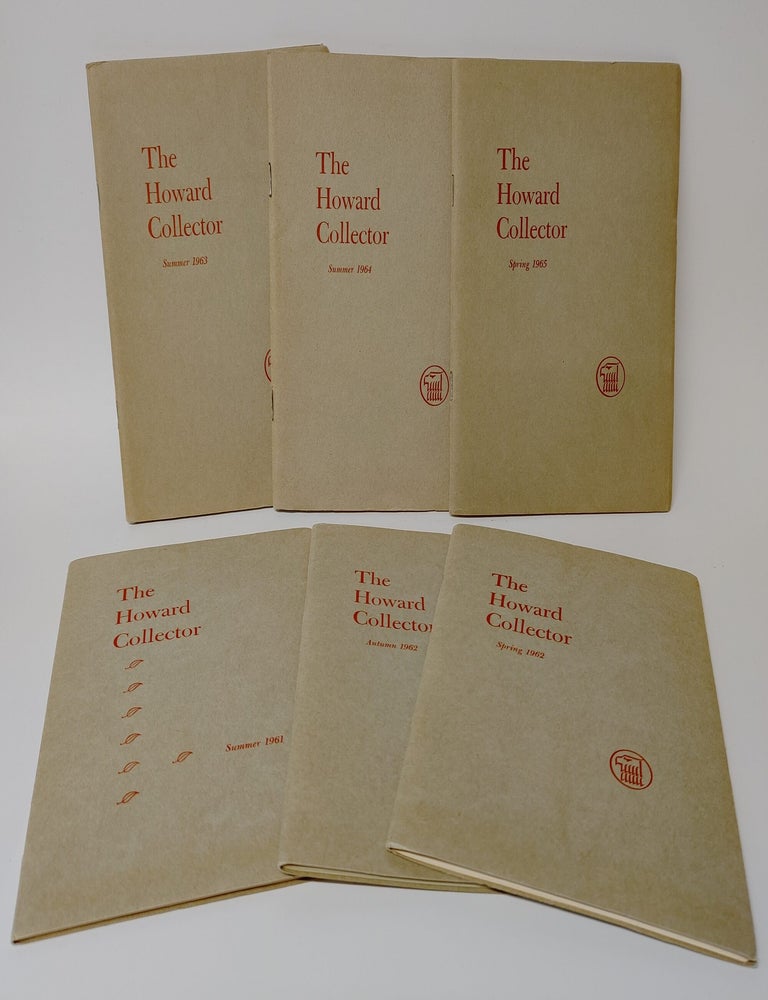 Item #34357 THE HOWARD COLLECTOR, VOLUMES 1-18 COMPLETE. Robert E. Howard, Glenn Lord, CONAN THE...