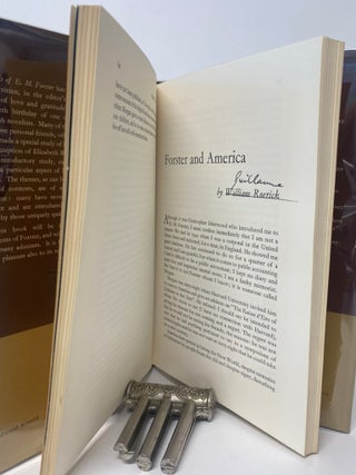 ASPECTS OF E.M. FORSTER: ESSAYS AND RECOLLECTIONS WRITTEN FOR HIS NINETIETH BIRTHDAY inscribed by William Roerick