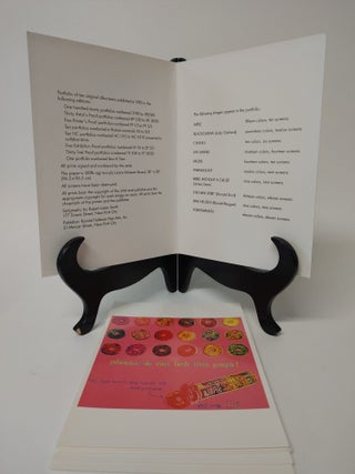 EXHIBITION CARDS FOR ADS© SILKSCREEN EXHIBIT 1985 - Complete set of 10