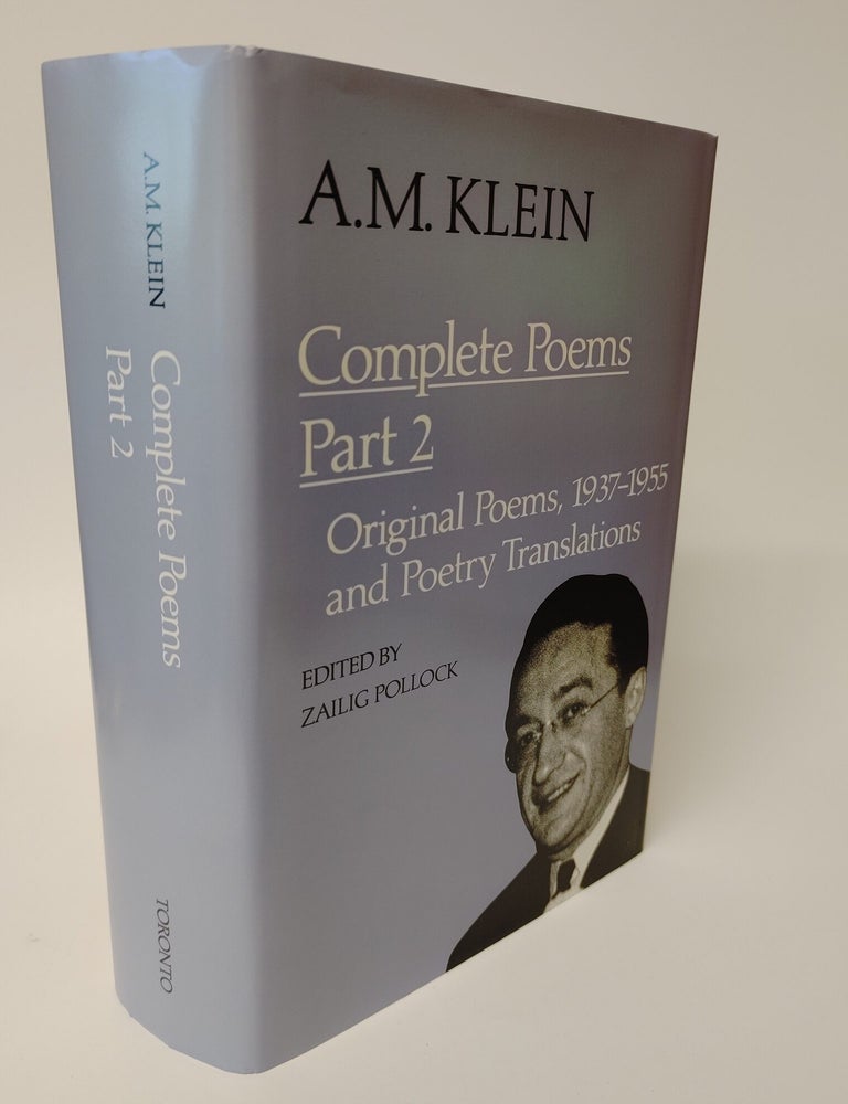 Item #34374 COMPLETE POEMS PART 2 (ORIGINAL POEMS, 1937-1955 AND POETRY TRANSLATIONS). A. M...