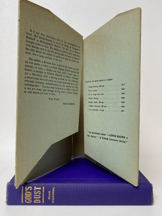 GOD'S DUST. Presentation copy inscribed by Steinberg. No. 795/1000