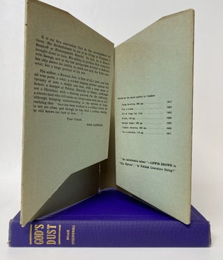 GOD'S DUST. Presentation copy inscribed by Steinberg. No. 795/1000