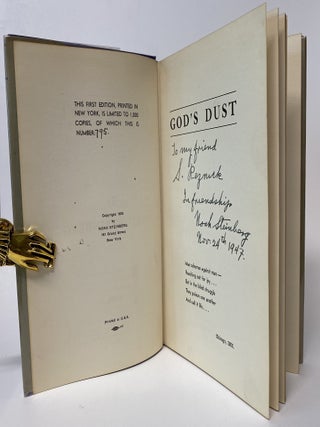 GOD'S DUST. Presentation copy inscribed by Steinberg. No. 795/1000
