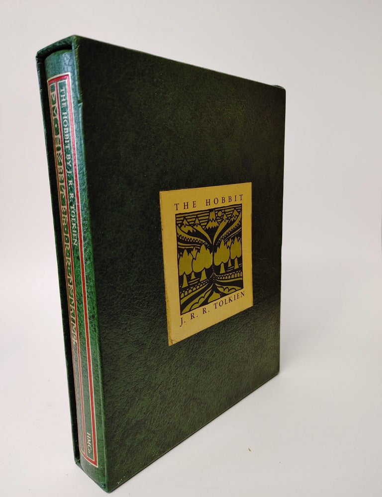 Item #34389 THE HOBBIT with slipcase. J R. R. Tolkien